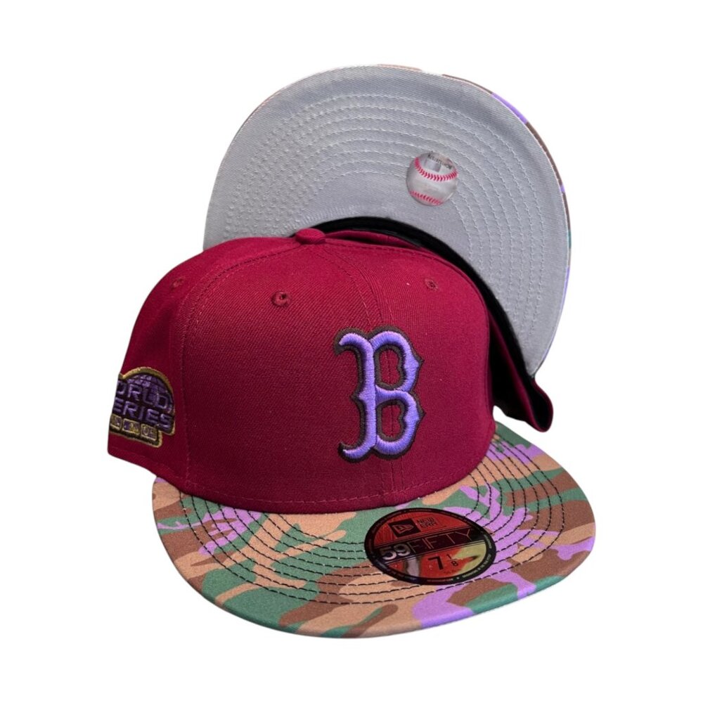 New Era Boston Red Sox Hunter Camo 59FIFTY Fitted Hat 2004 World Series